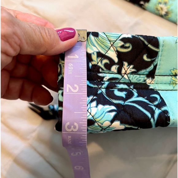 NWT Lemon Hill Quilted Bags Set- Tote, Make-Up Bag, Wallet, Blue Paisley Floral - Picture 15 of 15